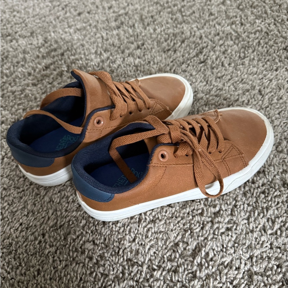 Brown and Blue Men's Sneakers
